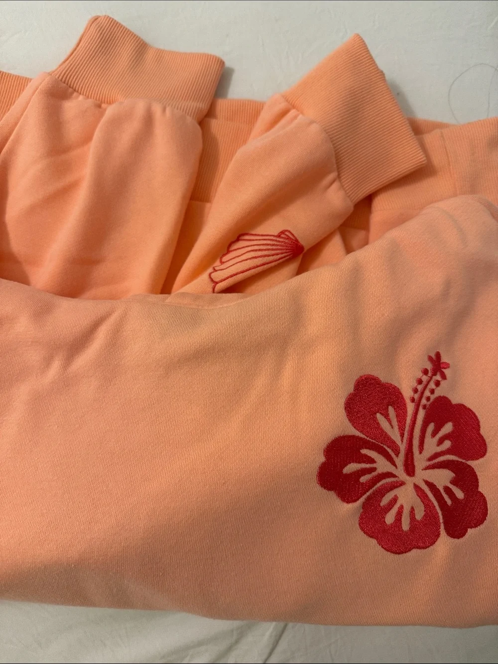 Chrome Riot peach crewneck